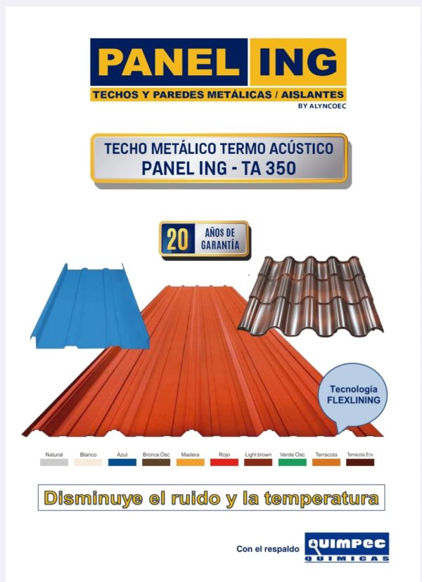 Techos y Paredes Aislantes / Panel ING 350M - Imagen 2